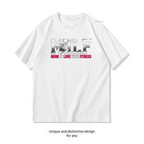 Moms In Love With Fitness MILF Tshirt Woman Man Summer Cotton Cartoon Graphic T Shirts Adult Classic Oneck Shortsleev Gift S