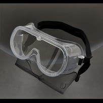 Anti-fog glasses, anti-spit droplet protection, labor protection, laboratory protection, transparent eye shield, suitable for wearing with Transparent-Anti-fog mode