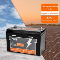 PowMr GER Sandėlyje 100AH 25.6V 2560Wh Palaiko lygiagretų ir nuoseklų energijos kaupimą Ličio jonų baterija 100AH 25.6V 2560Wh