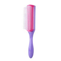 Dry Hair Combs Curling Styling Comb Long Hair Head Massage Detachable Detangling Comb for Women Barber Salon violetinė
