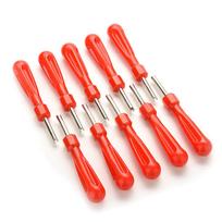 Automatinis dviračio padangos ventilio šerdies nuėmiklis, veržliaraktis, remonto įrankis, 3,7  ilgio 9.5CM raudona