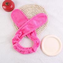Flexible No Heat Hair Curling Like Rabbit Ears Curling Headband Soft Heatless Hair Curlers  Girls rožinė raudona spalva