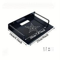 Single-Layer TV Set Top Box Support Rack Black/Silver Storage Shelf Bracket  DVD Player sidabras