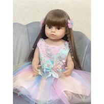 55 cm minkšto silikono, viso kūno atgimusi lėlė Bebe Reborn Reallista gyva lėlė naujagimių mergaičių gimtadienio dovana Kalėdoms