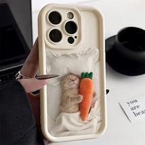 Candy Color Cute Cat telefono dėklas, skirtas iPhone 11 dėklui iPhone 13 12 15 Pro 14 Pro Max XR XS Max X 7 8 Plus SE Matinis smūgiams atsparus dangtelis For iPhone 13 Pro gray