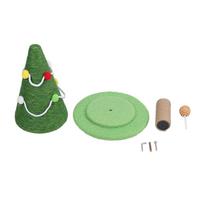 Cat Scratching Post Xmas Tree Style Sisal Protect Furniture Stable Structure Cat Tree Scratch Post Medium: 30 X 47cm / 11.8 X 18.5in