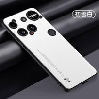 Plain Leather Phone Case for Nothing Phone 3 3a Pro Matte Silicone Soft Bumper Cover Cases For Nothing Phone3 Carbon Fiber Shell Nothing Phone (3) balta