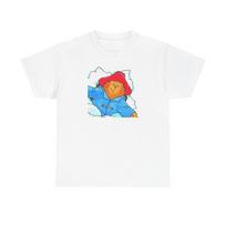 Vintažiniai JK Animacinis Pliušinis Meškinas Unisex Marškinėliai Viršutiniai Drabužiai T-shirt, Marškinėliai Gyvūnų Mylėtojams, Retro S