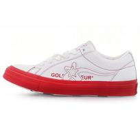 Golf Le Fleur*One x Converse One Star Sintetinės odos Mažų gėlių žemi kedai Unisex Balti ir raudoni 35