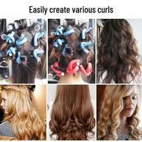 10-Piece Heatless Curling Rod Set - Universal Foam Sponge Curlers