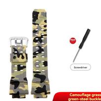 Skirta Casio G-SHOCK serijai 3410 GW-9400 GW9300 Silikoninės gumos laikrodžio apyrankė GW9400 GW9300 Camouflage spalvos Apyrankė Vyriška riešo juosta