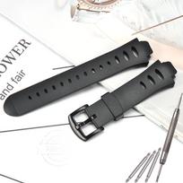 Guminė laikrodžio apyrankė Suunto Observer X6 HRM DEC19 P45 Vyriška dervos dirželis Lauko sportas Atsparus vandeniui Juodas apyrankės priedas 20mm
