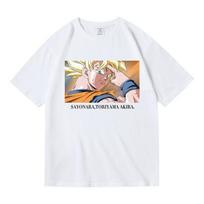 Farewell Tribute Dragon Ball Goku TShirt Sayonara Akira Toriyama Graphic Tee Crew Neck Fan Apparel Streetwear Tops S