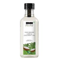 Kapiva Virgin Cold-Pressed Coconut Oil 100% Pure Unrefined Vegan Keto Friendly 1000ml For Cooking Hair And Skin Care Nourish white