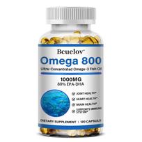 Omega 800 Ypa koncentruotas žuvų taukų aliejus 1000 mg - EPA-DHA formulė - 120 kapsulių 120PCS