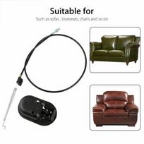 Black Durable Metal Sofa Recliner Release Handle Pressure Bar Pull Cable Chair Switch Wire With Spring And Cable For Sofa Couch China Mainland