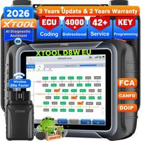 ES Sandėlis XTOOL D8W ES OBD2 Skaitytuvas Dvikryptis Relearn OEM Lygio Automobilių Variklio Diagnostikos Įrankiai Kodavimo Mašina Automobilių ECU Skaitytuvas 8" Battery Powered