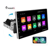 Podofo 9  Rotating 1 Din Android Car Radio 2+64G Single Din Car Stereo CarPlay & Android Auto GPS WIFI Wholesale 9" 64 g 2 g