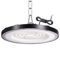 300W UFO LED High Bay Light, 25000LM, 6000K, Waterproof IP65, 5ft Cord, Ideal for Garage, Warehouse, Gym, Barn, 1pack 300W
