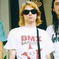 BMX Bandits T-shirt Kurt Cobain Tribute Grunge Music Inspired Unisex Tee S