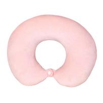 U Shaped Neck Pillow Travel Pillow Solid Color Breathable rožinė
