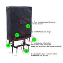 Black Garden Hose Cover 420D Oxford Cloth Tear Resistant Fabric Weatherproof Construction For Outdoor Gardening For Hose Reel China Mainland