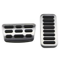 Color My Life Car Pedals for Hyundai Kona Kauai 2017 2018    Stainless Steel Gas Brake Pedal Cover AT