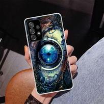 Steampunk Mechaninis Dangtelis Telefono Dėklas Samsung Galaxy A53 A52 A73 A72 A12 5G A13 A22 A23 A32 A33 A02S A03S A42 A43 A50S Samsung A91 brown