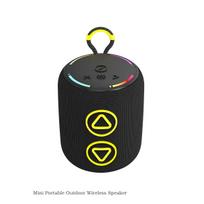 Lauko Bluetooth garsiakalbis IPX6 atsparus vandeniui, galingas bosas, kompaktiškas ir nešiojamas TWS Bluetooth garsiakalbis juoda