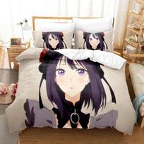 3D spausdintas My Dress Up Darling patalynės komplektas Anime Kitagawa Marin antklodės užvalkalas Dvigulis Viengulis Pilnas Karalienės Karališkas Suaugusiems Vaikams Antklodės užvalkalas 70x133cm 2pcs