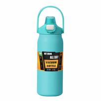 800-1500ML Nerūdijančio plieno termosinis butelis Nešiojamas didelės talpos izoliuotas vandens butelis Termosas Lauko sportui Vandens vakuuminė flaska 800ml