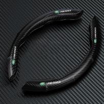 Neslystantis universalus anglies pluošto automobilio vairo užvalkalas Land Rover Range Rover Defender Freelander Discovery 1 2 3 Evoque Rover L322 L405 juoda