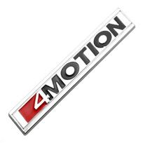 3D Metal 4 motion Logo Rear Trunk Car Badge Emblem Sticker Decals For 4 Motion Tig/uan Pas/sat B8 P/olo G/olf 6 7 sidabras