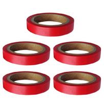 5 Roll Tennis Grip Racket Tape Sweat Sealing Special Band Tape Racquet Finishing Tapes Racket Accessories Enduring raudona