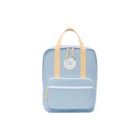 Converse Square Backpack Large Capacity Color Block Polyester Backpack Unisex Backpack Blue 10026501 Blue