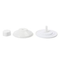 Katės hamakas siurbtukas 8,5 cm baltas plastikinis vakuuminis siurbtukas su varžtu lango stiklui durims balta