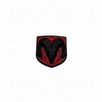 Dodge Journey, Caliber, RAM Longhorn Car Emblem Sticker - Creative Metal Body Decoration.