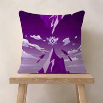 Game R-Rocket L-League Anime 45*45Cm Cushion Cover Pillow Cover Decor Pillowcase Home Pillowcase For Couch Pillow Peach skin 18*18(CM)-1Pcs