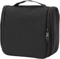 MUJI Polyester Hanging Toiletry 16 x 19 x 6 44904473 Case, Black, Approx. cm, juoda