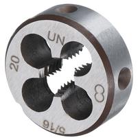uxcell Round Threading Die UN Threading Fixed Die Alloy Tool Steel Tapping Repair Tool 5/16-20 Right-Hand