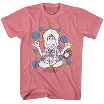 Fraggle Rock Mokey Hippie Flowers Men T Shirt S
