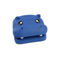 Desktop Note Holder Organizer Hippo Shaped Sticky Note Dispenser with Compact Design for Office School Desk Accessories mėlyna