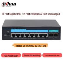 Dahua DH-PS2100C-8GT2GF-120 8-Port Gigabit PoE Switch