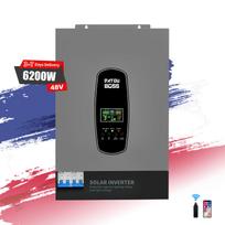 Datouboss ES Sandėlis 230VAC 6.2KW 48V Vienfazis Hibridinis Keitiklis Saulės Hibridinis Keitiklis Saulės Keitikliai su WIFI Funkcija Off-Grid Solar System 6.2kw Solar Hybrid Inverter