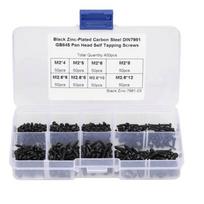 400pcs/500pcs Cross Recessed Head Pan Head Screws Carbon Steel Computer Screws  Hard Drive Mounting 400pcs