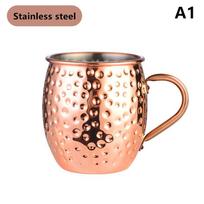 530 ml 100% varinis Maskvos mulo puodelis kokteiliams, vyno taurė, kaltas varinis alaus bokalas, kavos puodelis, puodelis pienui, baro taurė, gėrimų indai, patvarus A1