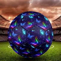 Beautiful Butterflies Indoor Soccer Ball Size 5 Colorful All Ages Machine Stitched PVC Competition Ready Durable High-Bounce