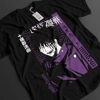 Anime Jujutsu Kaisen Megumi Fushiguro Black Tshirt S