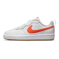 Nike Court Borough Low 2 GS White Orange Kids Sneakers Summit-White Sail BQ5448-114 38.5