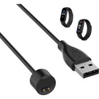 Įkroviklis, suderinamas su Xiaomi Mi Band 5 - Xiaomi Mi Band 6 - USB laidas, pakeitimo įkrovimo adapteris laikrodžiui Phonillico® juoda